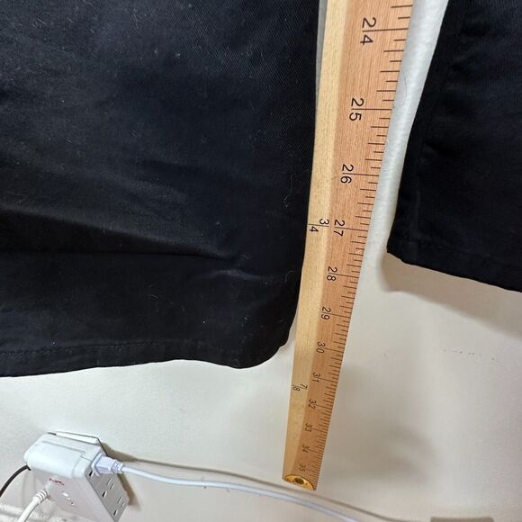 Zara Cute Black Wide Leg Pocketed Utility Cargo Khaki Trouser Pants 8 - Picture 8 of 9